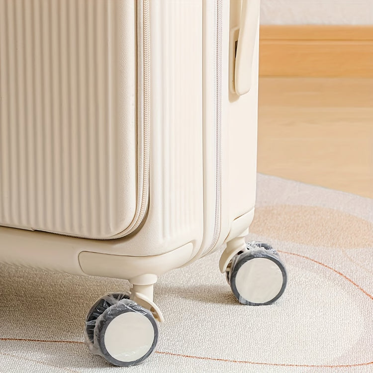 Dustproof Suitcase Protectors Wheel, Luggage Wheel Covers, Disposable Trolley Case Accessories