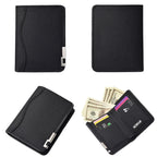 Ultra Thin Canvas Men Wallet Slim Wallet for Men Vertical Card Holder