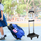 Kids Backpack Trolley Foldable Luggage Cart with Telescopic Handle