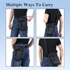 Tactical Motorcycle Leg Bag for Men Utility Thigh Bag Waist & Shoulder Pack