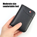 Mini Credit Card Wallet Purse, Portable Super Slim Soft Wallet, PU Leather Men Wallet Thin Small Short Wallets