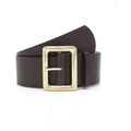 Vintage Womens Wide PU Leather Belt with Large Buckle Dress Belt