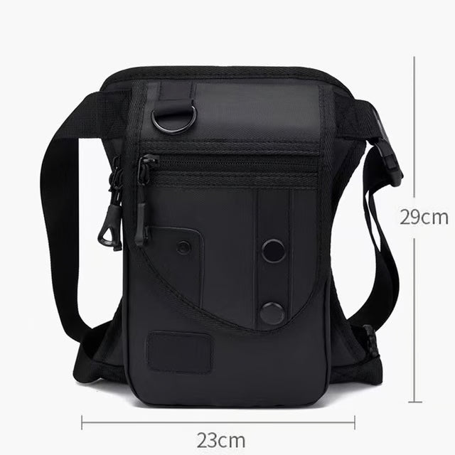 Tactical Motorcycle Leg Bag for Men Utility Thigh Bag Waist & Shoulder Pack