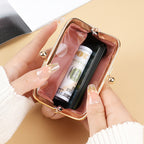 Short Purse Buckle Candy, New Retro Purse Ladies, Change Purse, Colored Coin Purse