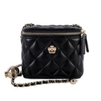 Luxury Mini Quilted Chain Crossbody Bag – Elegant Diamond-Check PU Leather Handbag