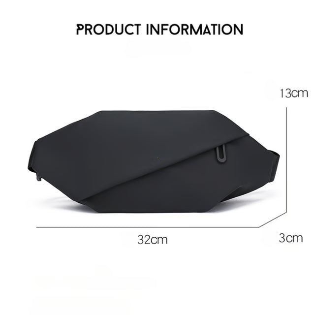 Men Waterproof Running Waist Bag Minimalist Outdoor Crossbody Fanny Pack