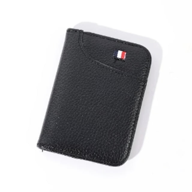 Mini Credit Card Wallet Purse, Portable Super Slim Soft Wallet, PU Leather Men Wallet Thin Small Short Wallets
