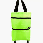 Foldable Shopping Cart with Wheels Portable Grocery Trolley Bag