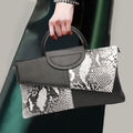 Fashion Casual Synthetic Leather Women's Crossbody Bag, Alligator Pattern Flap Handbag, Dinner and Wedding Purse