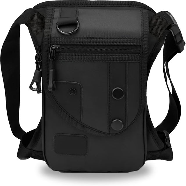 Tactical Motorcycle Leg Bag for Men Utility Thigh Bag Waist & Shoulder Pack