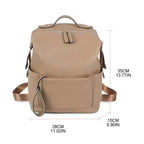 Multi-Function Leather Diaper Bags, Large Capacity Baby Bags for Baby Care, Changing Bags for Mom