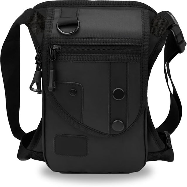 Tactical Motorcycle Leg Bag for Men Utility Thigh Bag Waist & Shoulder Pack