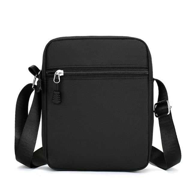 Shoulder Bag, Durable Mini Black Mobile Phone Bag, Waist Pack for Men